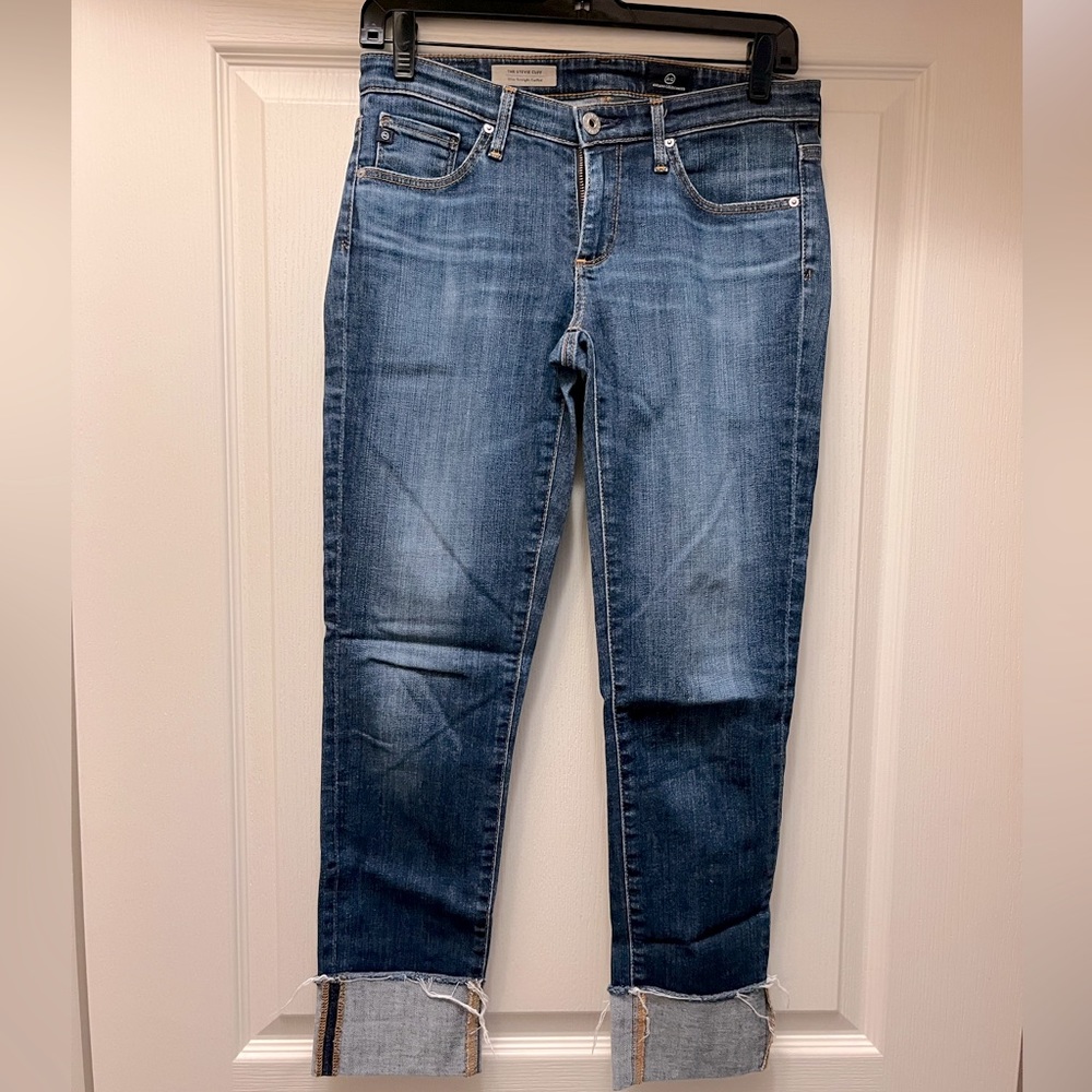 AG cuffed cropped jeans 26